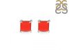 Red Onyx Stud Earring ROX-RDE-1373.