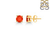 Red Onyx Stud Earring ROX-RDE-1435.
