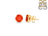Red Onyx Stud Earring ROX-RDE-1437.