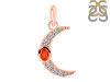 Red Onyx & White Topaz Pendant ROX-RDP-691.