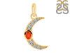 Red Onyx & White Topaz Pendant ROX-RDP-691.