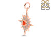 Red Onyx & White Topaz Pendant ROX-RDP-693.