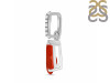 Red Onyx & White Topaz Pendant ROX-RDP-757-CZ.