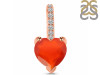 Red Onyx & White Topaz Pendant ROX-RDP-819.