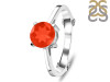 Red Onyx & White Topaz Ring ROX-RDR-1786.