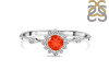 Red Onyx & White Topaz Ring ROX-RDR-1937.