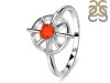 Red Onyx Dharma Wheel Ring ROX-RDR-2147.