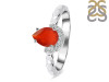 Red Onyx & White Topaz Ring ROX-RDR-2192.