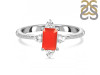 Red Onyx & White Topaz Ring ROX-RDR-2210.