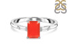 Red Onyx & White Topaz Ring ROX-RDR-2251.