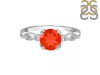 Red Onyx & White Topaz Ring ROX-RDR-2269.