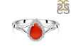 Red Onyx & White Topaz Ring ROX-RDR-2271.