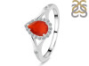 Red Onyx & White Topaz Ring ROX-RDR-2271.