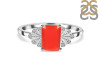 Red Onyx & White Topaz Ring ROX-RDR-2272.
