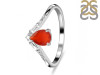 Red Onyx & White Topaz Ring ROX-RDR-2283.