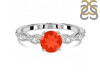 Red Onyx & White Topaz Ring ROX-RDR-2288.