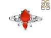 Red Onyx Ring& White Topaz Ring ROX-RDR-2521.
