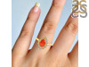 Red Onyx & White Topaz Ring ROX-RDR-2770.