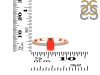 Red Onyx & White Topaz Ring ROX-RDR-3118.