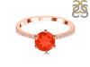 Red Onyx & White Topaz Ring ROX-RDR-3140.