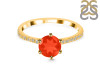 Red Onyx & White Topaz Ring ROX-RDR-3140.