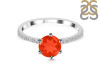 Red Onyx & White Topaz Ring ROX-RDR-3140.