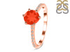 Red Onyx & White Topaz Ring ROX-RDR-3140.