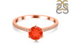 Red Onyx & White Topaz Ring ROX-RDR-3144.