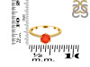 Red Onyx & White Topaz Ring ROX-RDR-3144.