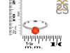Red Onyx & White Topaz Ring ROX-RDR-3144.