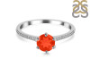 Red Onyx & White Topaz Ring ROX-RDR-3144.