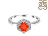 Red Onyx & White Topaz Ring ROX-RDR-3146.