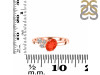 Red Onyx & White Topaz Ring ROX-RDR-3153.