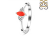 Red Onyx & White Topaz Ring ROX-RDR-3155.