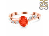 Red Onyx & White Topaz Ring ROX-RDR-3163.