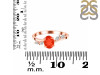 Red Onyx & White Topaz Ring ROX-RDR-3163.