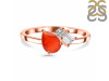 Red Onyx & White Topaz Ring ROX-RDR-3199.