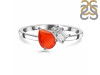Red Onyx & White Topaz Ring ROX-RDR-3199.