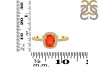 Red Onyx & White Topaz Ring ROX-RDR-3263.