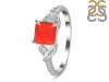 Red Onyx & White Topaz Ring ROX-RDR-353.