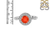 Red Onyx & White Topaz Ring ROX-RDR-364.