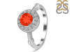 Red Onyx & White Topaz Ring ROX-RDR-364.