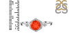 Red Onyx & White Topaz Ring ROX-RDR-373.