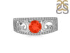 Red Onyx & White Topaz Ring ROX-RDR-375.