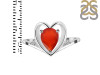 Red Onyx & White Topaz Ring ROX-RDR-379.