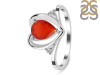 Red Onyx & White Topaz Ring ROX-RDR-379.