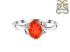 Red Onyx & White Topaz Ring ROX-RDR-383.
