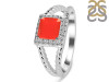 Red Onyx & White Topaz Ring ROX-RDR-388.
