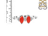Red Onyx & White Topaz Ring ROX-RDR-418.