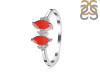Red Onyx & White Topaz Ring ROX-RDR-418.